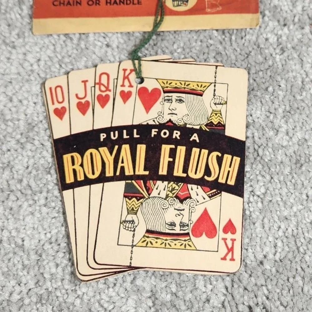 Vintage Royal Flush Novelty Bathroom Gag Gift No 739‎ Retro Prank Toy